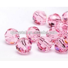 crystal glass faceted round beads,polishing glass bead